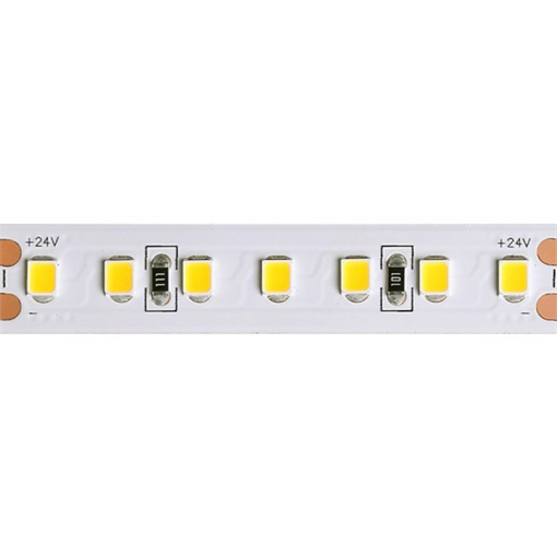 Immagine di Strip led 3000k 72w 24v ip20 per interni smd2835 chip samsung 1600lm/mt 5mt