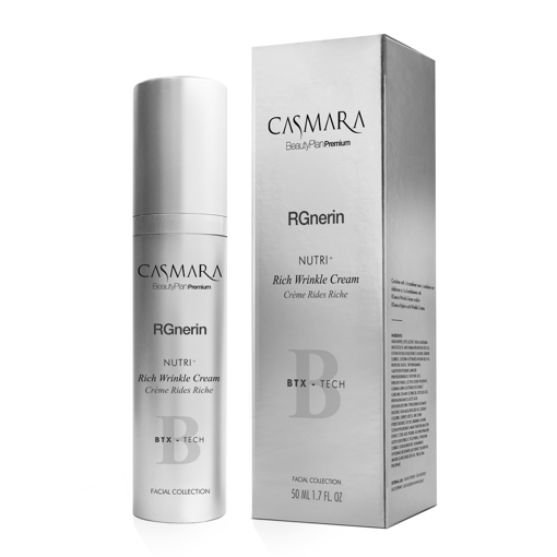 Immagine di Crema viso nutriente, anti-age, effetto botox, rinnovante, volumizzante, per pelle secca, 50ml, casmara nutri + rich wrinkle cream