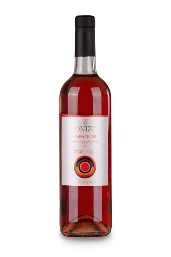 Immagine di Vino rosato biologico, Nero di Troia, 6 bottiglie da 75cl, Baratelle
