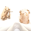 Immagine di Orecchini donna, perle scaramazze, argento dorato, chiusura a monachina
