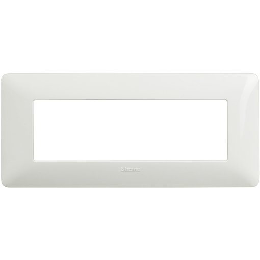 Immagine di Placca a 6 moduli serie matix bianco