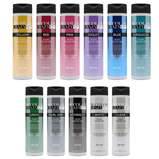Immagine di Be color crazy 12 min. fluo color gel 150ml - colore: giallo
