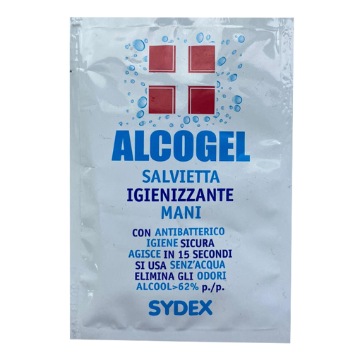 Immagine di Sydex alcogel salvietta igienizzante mani 10 pezzi - colore:
