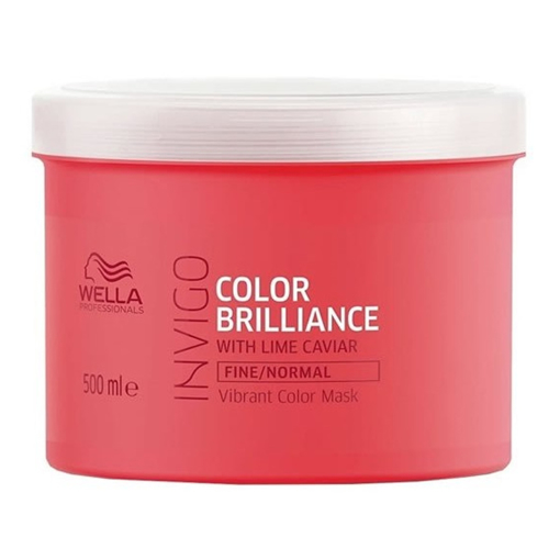 Immagine di Wella invigo color brilliance maschera capelli sottili/normali 500ml - colore: