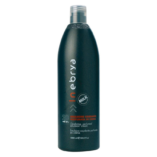 Immagine di Inebrya emulsione ossidante profumata in crema 20 vol 6% 1000ml - colore: