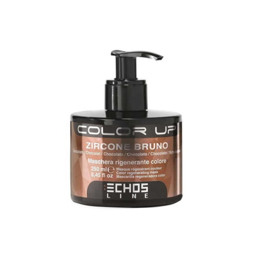 Immagine di Echosline color up - maschera rigenerante colore zircone bruno 250ml - colore: