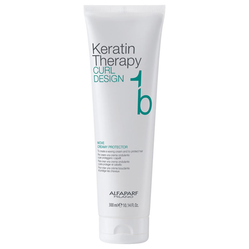 Immagine di Alfaparf milano keratin therapy curl design 1b move creamy protector 300ml