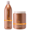 Immagine di Inebrya kit ice cream curl shampoo 1000ml + mask 1000ml - colore: