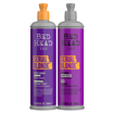 Immagine di Tigi kit bed head serial blonde purple toning shampoo 400ml + conditioner 400ml - colore: