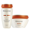 Immagine di Kerastase kit nutritive bain satin 1 shampoo 250ml + masquintense capelli fini 200ml - colore: