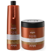 Immagine di Echosline kit seliàr argan shampoo nutriente 1000ml + mask nutriente 1000ml - colore: