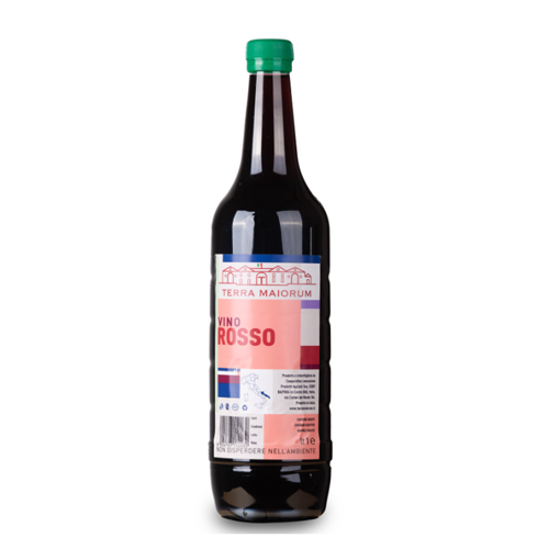 Immagine di Vino rosso da tavola - bottiglia pet da 1 lt. Terramaiorum