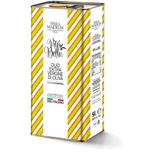 Immagine di Olio extra vergine di oliva tradizionale  vita bella lattina da 5lt