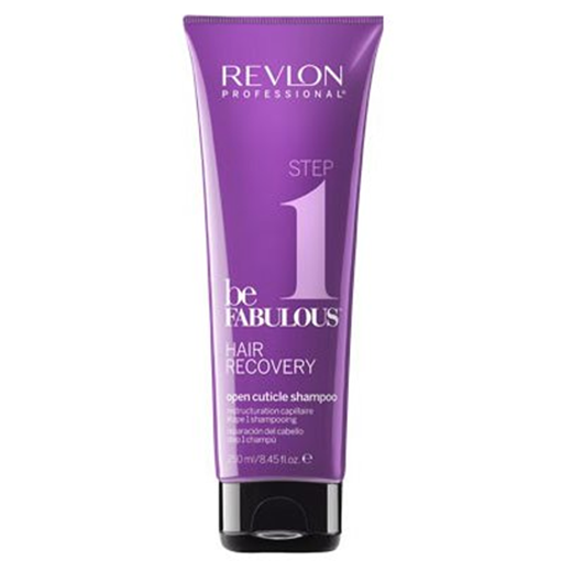 Immagine di Revlon professional be fabulous hair recovery step 1 open cuticle shampoo 250ml - colore: