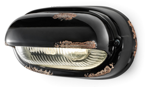 Immagine di Vintage applique  wall lampvintage nero  vintage black - 1 x max 42w e27 - ip20