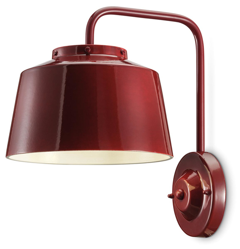 Immagine di 50's applique  wall lamp d.23bordeaux  bordeaux - 1 x max 77w e27 - ip20