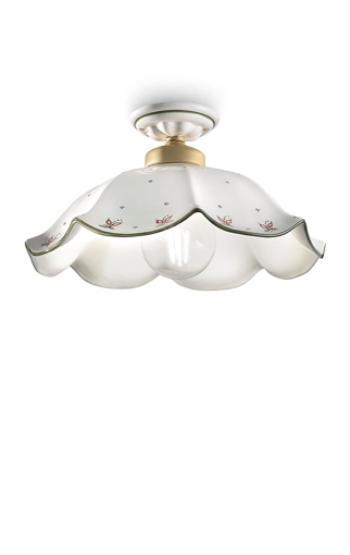 Immagine di Belluno plafoniera  ceiling lamp1 x max 100w e27 - ip20