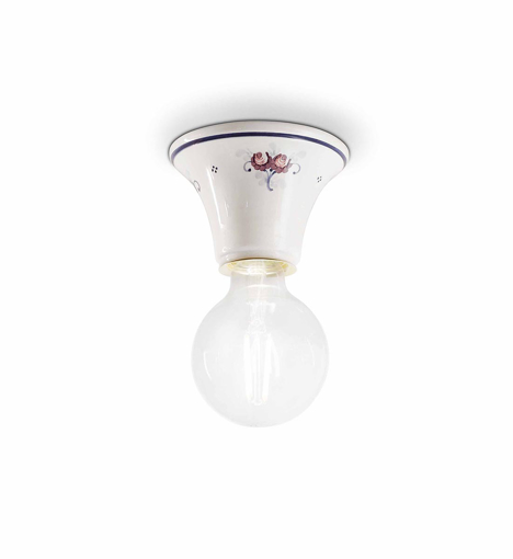 Immagine di Trieste plafoniera  ceiling lamp1 x max 77w e27 - ip20