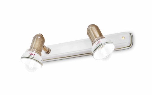 Immagine di Savona applique  wall lamp2 x max 42w e14 - ip20