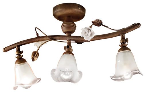 Immagine di Siena plafoniera  ceiling lamp3 x max 42w e14 - ip20