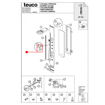 Immagine di Ricambio supporto doccia saliscendi p546 teuco 81002819020