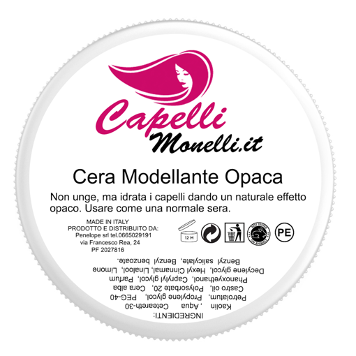 Immagine di Capelli Monelli Cera modellante opaca vasetto da 100ml
