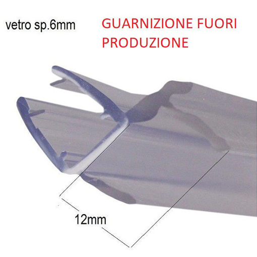 Immagine di Ricambio guarnizione orizzontale slim smart flipper box doccia disenia rcgngc6l
