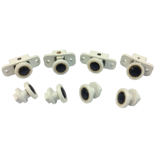 Immagine di Ricambio kit rotelle cuscinetti ruote inferiori - superiori per box doccia dacia megius a400141