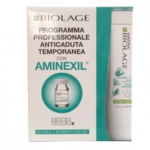 Immagine di Matrix biolage scalpsync trattamento anticaduta 20x6ml + volumebloom shampoo 250ml - colore: