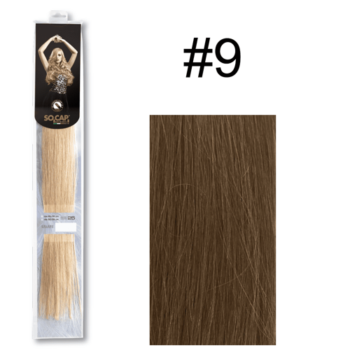 Immagine di Socap extension basic 50/55cm 25 ciocche 9 - colore: