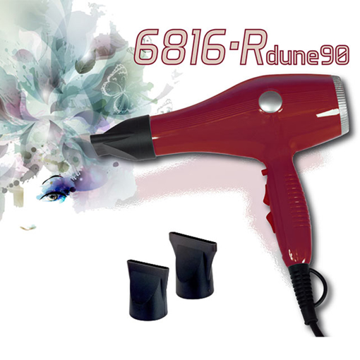 Immagine di Dune 90 phon professionale 6816 rosso 2000w - colore: