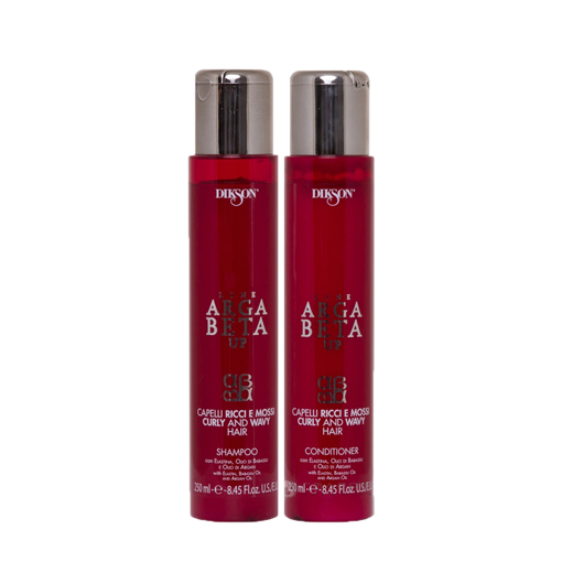 Immagine di Dikson kit argabeta up shampoo ricci 250ml + conditioner ricci 250ml - colore: