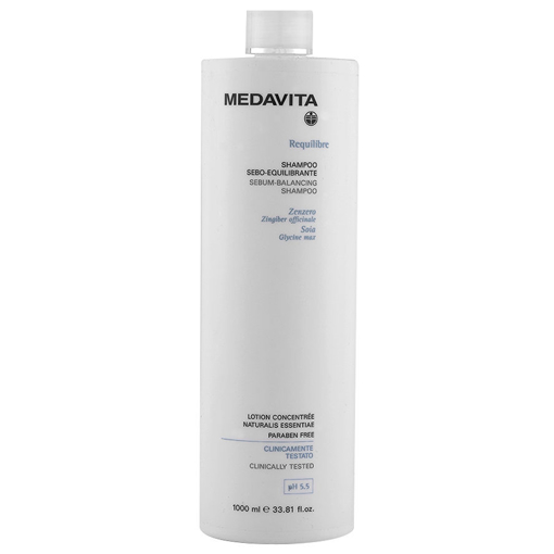 Immagine di Medavita requilibre sebo-equilibrante shampoo 1000ml - colore: