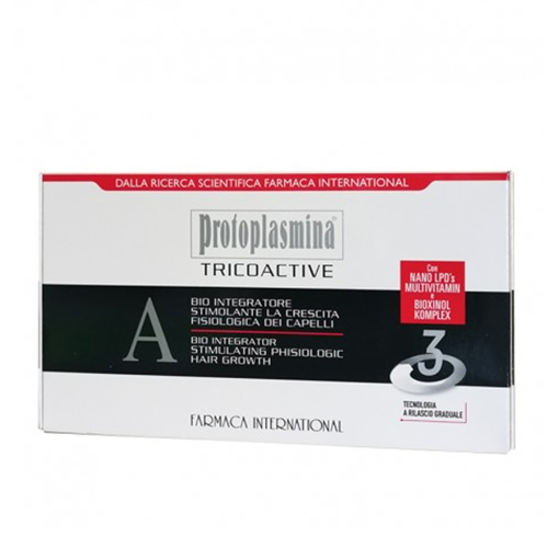Immagine di Farmaca international protoplasmina anticaduta tricoactive fiale 10x8ml - colore: