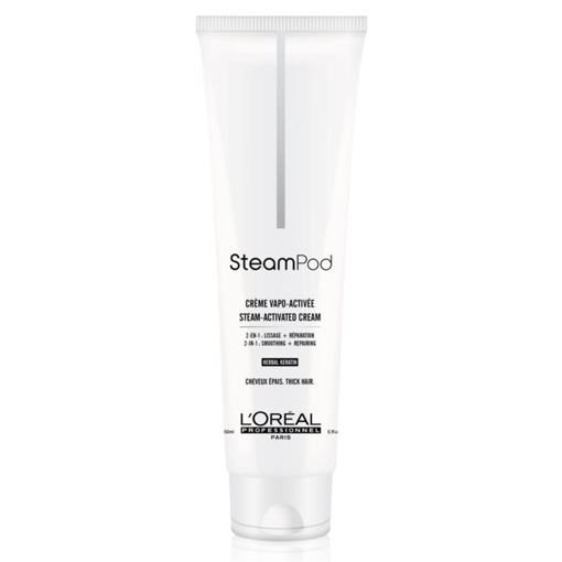 Immagine di L'oreal steampod crema lisciante per capelli grossi 150ml - colore: