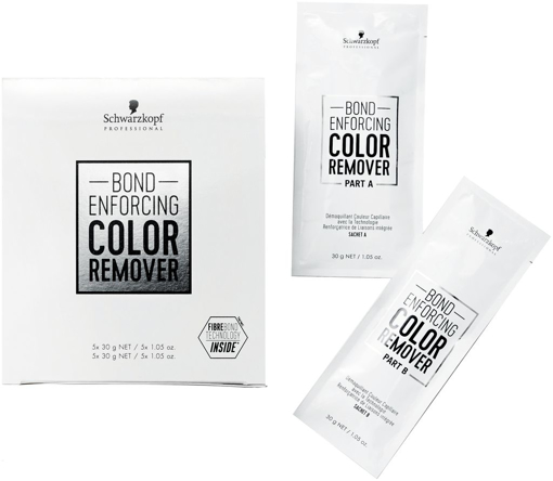 Immagine di Schwarzkopf bond enforcing color remover 5x30gr + 5x30ml - colore: