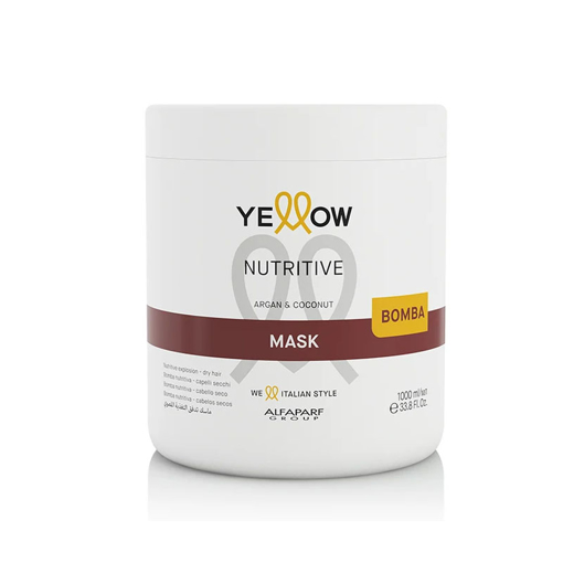 Immagine di Alfaparf Maschera Nutritiva per capelli secchi - NUTRITIVE BOMBA - Yellow - 1000 ml