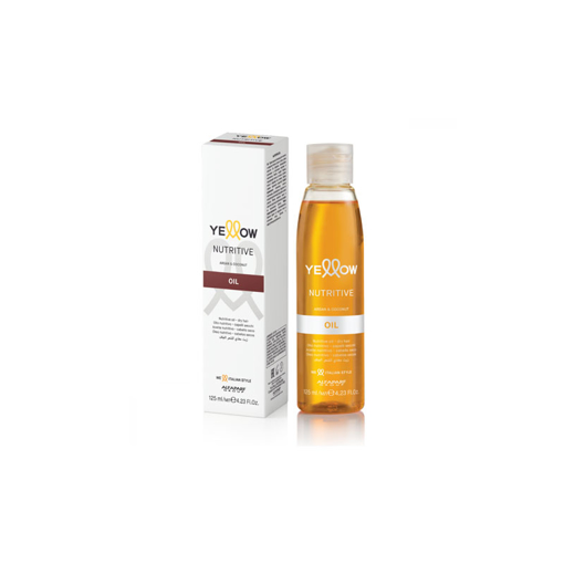Immagine di Alfaparf Yellow Olio nutritivo per i capelli secchi con Olio d'Argan e Cocco 125 ml