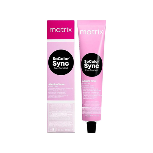 Immagine di Matrix socolor sync alkaline toner 90ml - colore:5aa - castano chiaro cenere int