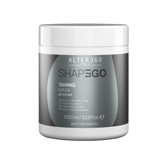 Immagine di Maschera disciplinante anti-cerspo capelli Alterego shapego taming mask 1000ml