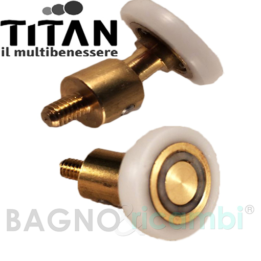 Immagine di Ricambio ruota cuscinetto rotella per box doccia circolare titan q40