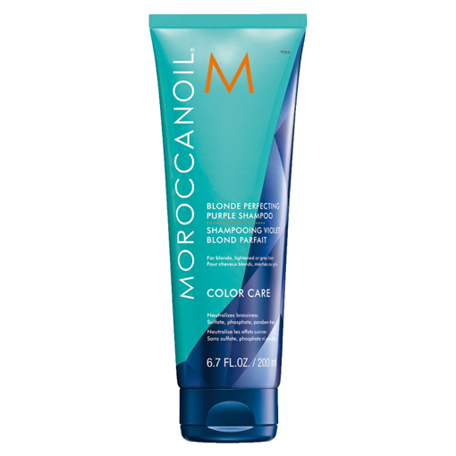 Immagine di Moroccanoil blonde perfecting purple shampoo 200ml - colore: