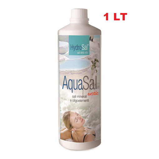 Immagine di Aquasal exotic - acqua termale aromatizzata cocco vaniglia 1 lt 71501001
