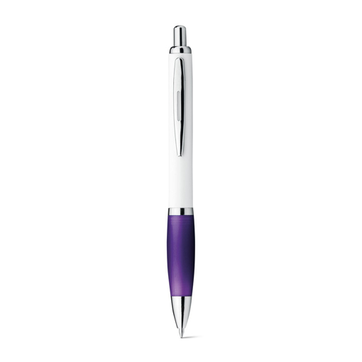Immagine di Digit. penna a sfera con clip in metallo viola