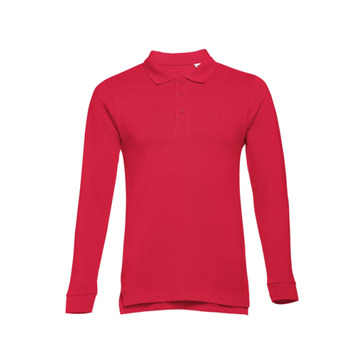 Immagine di Thc bern 3xl. polo a manica lunga da uomo rosso 3xl