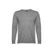Immagine di Thc milan. maglione con scollo a "v" da uomo grigio mélange m