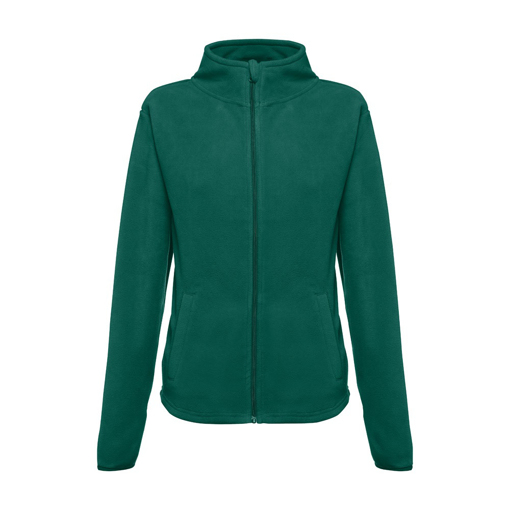 Immagine di Thc helsinki women. pile da donna con zip verde scuro l