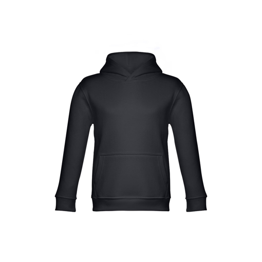 Immagine di Thc phoenix kids. felpa da bambino unisex, con cappuccio nero 2