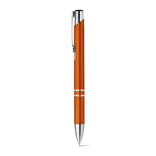 Immagine di Beta plastic. penna a sfera con clip in metallo arancione