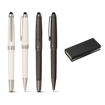 Immagine di Royal. set con penna roller e penna a sfera in metallo grigio scuro